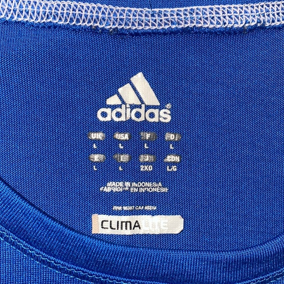 Adidas Blue shirt  sports - Picture 2 of 3